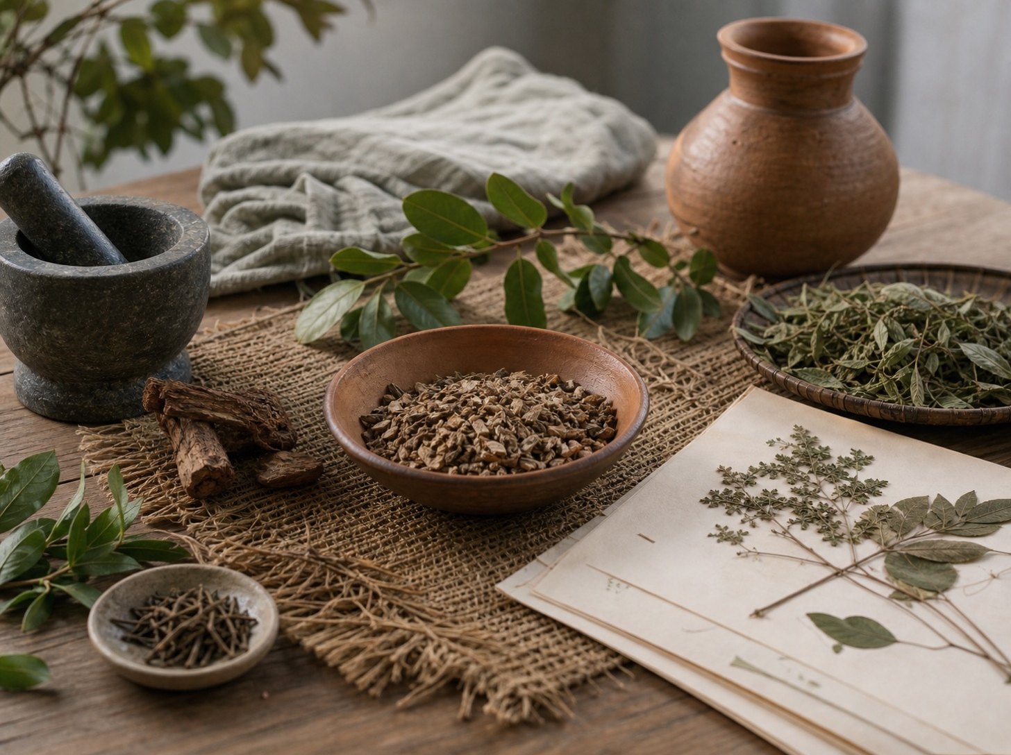 Redaktionell bild till Afrikansk traditionell medicin.