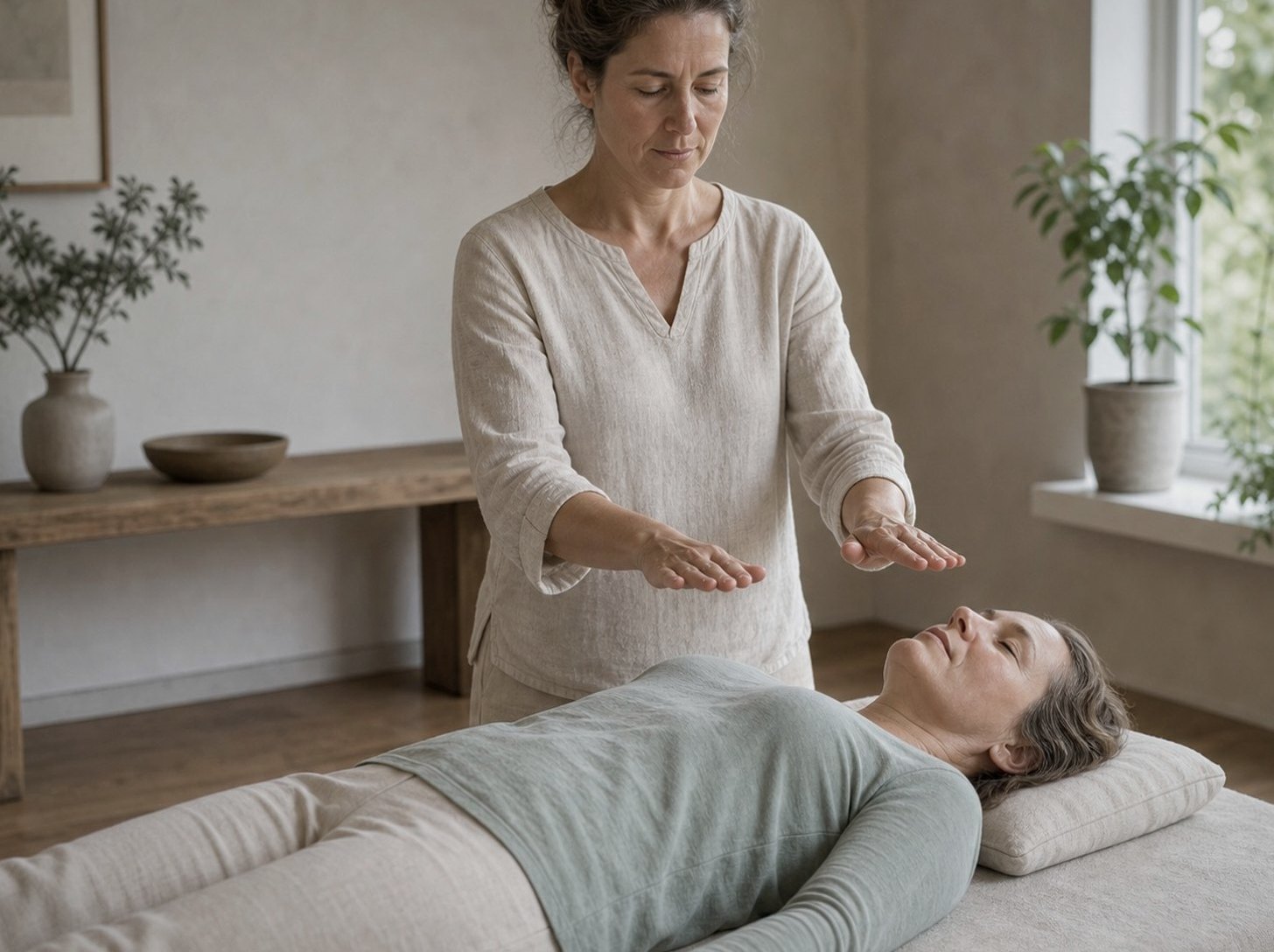 Redaktionell bild till Hologisk healing.